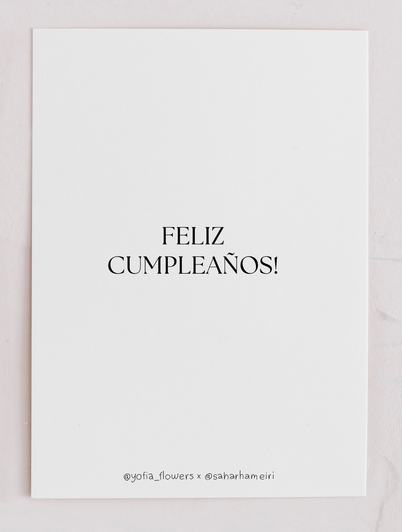 feliz cumpleaños!