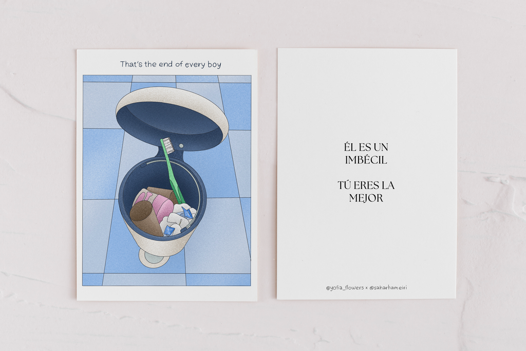 Él es un imbécil Tú eres la mejor