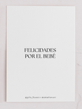 Felicidades por el bebé